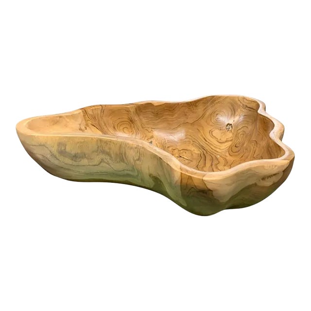 Medium Wooden Bowl For Sale