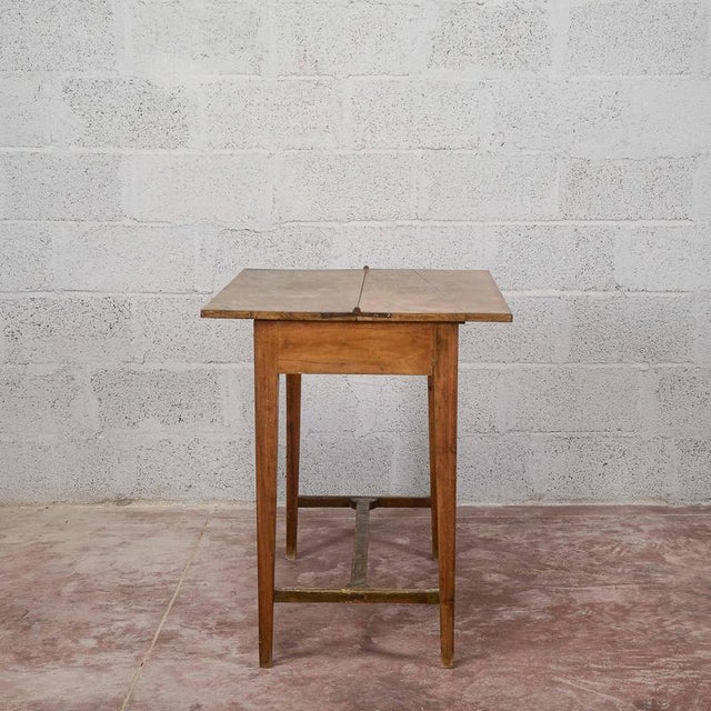 Folding Writing Table in Wood For Sale - Image 9 of 15