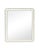 Contemporary Fleur Home Carnival Gras Rectangle Mirror in Swiss Coffee, 27x38 For Sale - Image 3 of 3