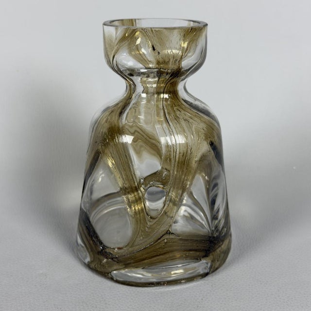 Modern Modernist Fumé Vase in Sommerso Glass from Spiegelau, 1970s For Sale - Image 3 of 11