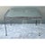 Meadowcraft Vintage Meadowcraft Greek Key Metal and Glass Patio Table For Sale - Image 4 of 12