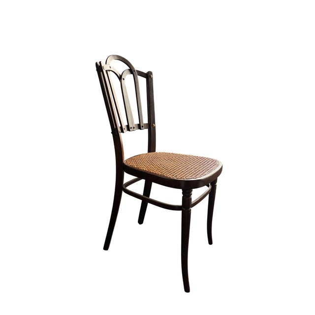 The Thonet Chair No. 90 is one of the rarest models of classic Viennese bentwood furniture. The model was introduced to...