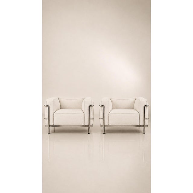LC3 Lounge Chairs by Le Corbusier for Cassina, 2014, Set of 2 For Sale - Image 12 of 12