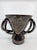 Mid-Century Modern Vintage Vase with Handles in Metallic Black Ceramic from Jean Austruy, France, 1950s For Sale - Image 3 of 12