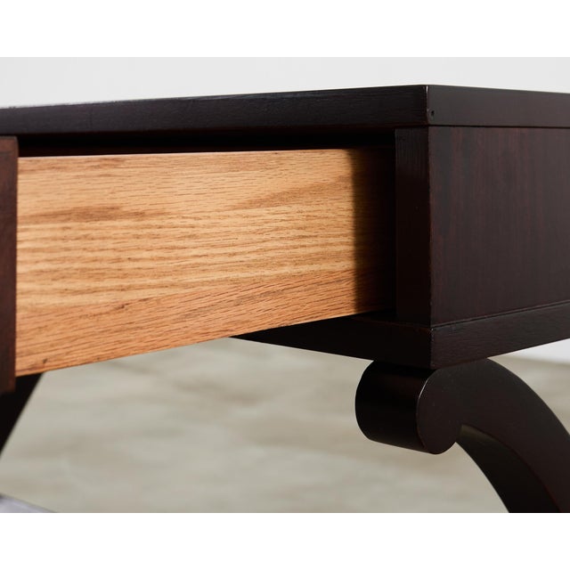 Barbara Barry for Baker Regency Style Mahogany Nightstand For Sale - Image 10 of 12