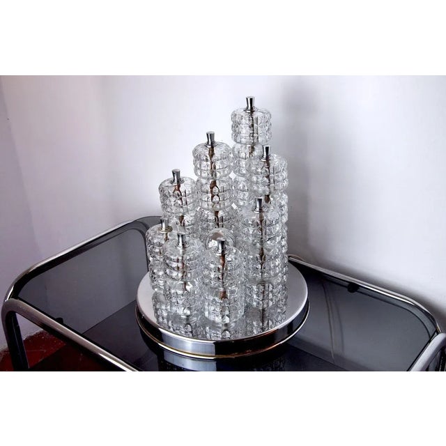 Hollywood Regency Italian Spiral Lamp by Gaetano Sciolari, 1970s For Sale - Image 3 of 7