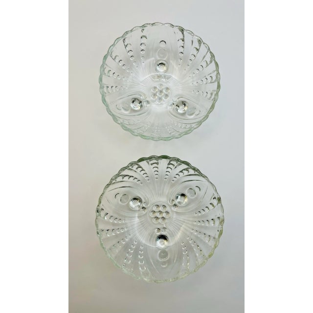 Transparent 1950s Anchor Hocking “Inspiration” Small Bowls - A Pair For Sale - Image 8 of 10