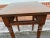 19th Century Antique American Federal Style Mahogany Work Side Table For Sale - Image 4 of 12