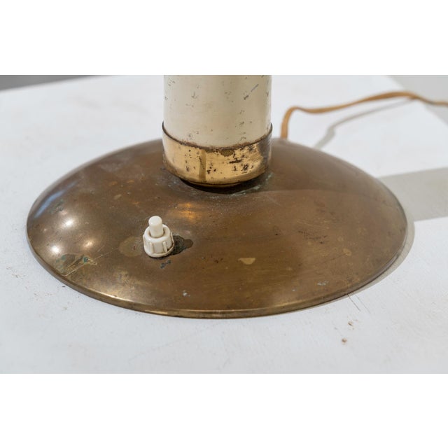 Metal Jumo350 Grand Lux Dessert Lamp from Jumo, France, 1940 For Sale - Image 7 of 8
