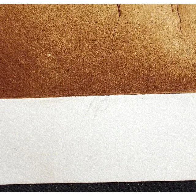 Realist Carol Davis Elvin "Fire Lion" Hand Signed & Numbered Etching For Sale - Image 4 of 7