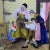An original vintage oil painting showing a Bavarian folksy family scene in the joinery. Oil on cardboard, painted and...