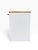 Knoll Two-Drawer Filing Cabinet in White With Wood Top For Sale In Boston - Image 6 of 10