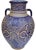 Moroccan Blue Vase W/ Andalusian Motif For Sale - Image 3 of 11