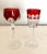 Late 20th Century Faberge Red Crystal Cordial Glasses - a Pair For Sale - Image 5 of 5