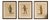 East Indies Figures & Tribal Dress, 1749, Engraving, Set of 3 For Sale