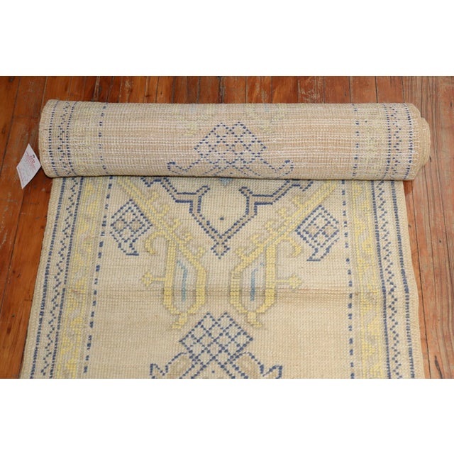 Textile Long Antique Oushak Runner - 2'5" x 27'3" For Sale - Image 7 of 10
