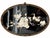 Late 20th Century Chinoiserie Black Lacquer & Mother-of-Pearl Relief Wall Panels — Set of 3 For Sale - Image 4 of 17