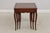 Wood Henredon Cherry French Style Nesting Tables For Sale - Image 7 of 16