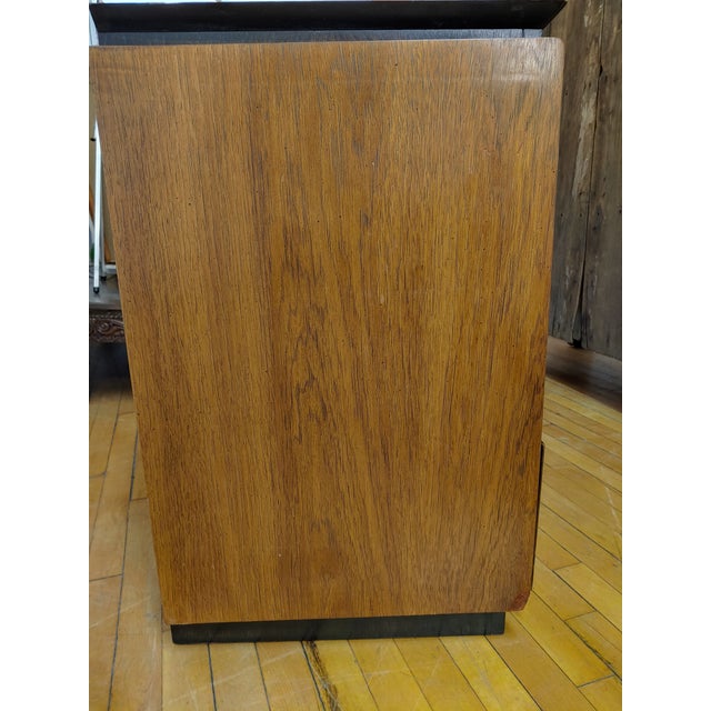 1970s 1970s Altavista Lane Oak & Burlwood 9 Drawer Dresser For Sale - Image 5 of 10