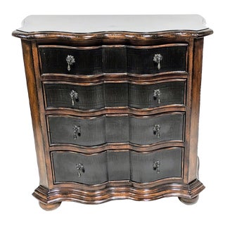 Vintage Ethan Allen Lucca Serpentine Chest With Four Drawers For Sale