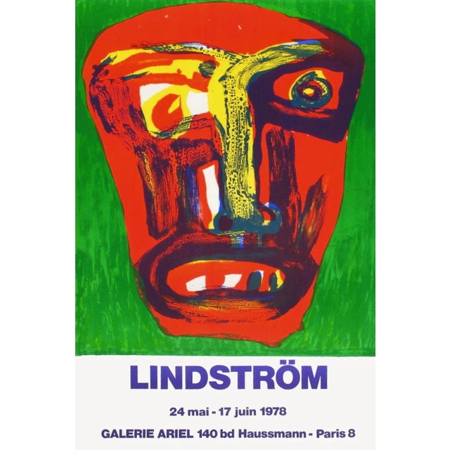 Expressionism 1978 Bengt Lindstrom Galerie Ariel Poster For Sale - Image 3 of 3