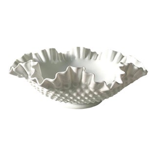 Fenton Milk Glass Bowl For Sale