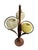 Wood Mid-Century Spaghetti-Lucite Bent-Plywood Table Lamp For Sale - Image 7 of 11