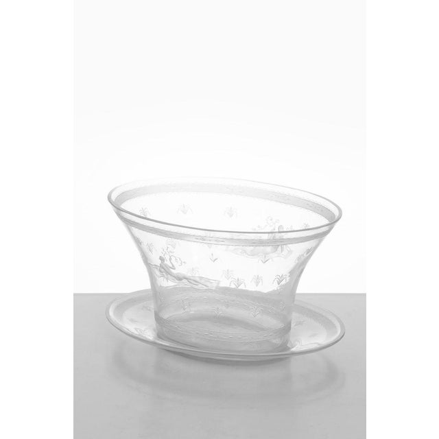 1910s Glass Vase by Simon Gate, 1918 For Sale - Image 5 of 5