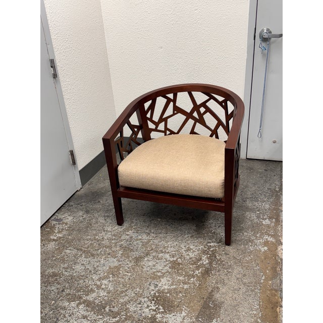 Contemporary Crate & Barrel Ankara Lounge Chair For Sale - Image 3 of 12