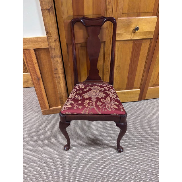 Wood 1980s Hickory Chair Dining Set of 7 For Sale - Image 7 of 7