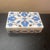 Gorgeous Marble W Lapis Lazuli Inlay 4”x6”x1” Jewelry Casket For Sale - Image 4 of 7