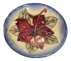 Trays in Art Ceramic from Moorcroft, Set of 2