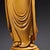 Late 20th Century Carved Figure of a Standing Buddha in Ivory-Tone Finish For Sale - Image 9 of 10