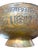 Persian Antique Persian Copper Bowl With Incised Decoration, 19th Century For Sale - Image 3 of 11