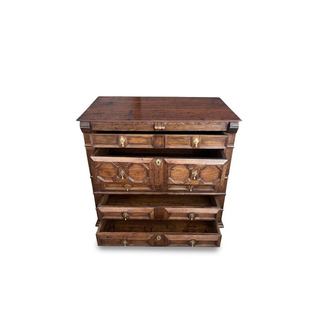 English Rare Bermudian British Colonial Cedar Chest of Drawers For Sale - Image 3 of 11