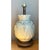 Mid-Century Modern Vintage Glazed Ceramic Table Lamp With Wood Base For Sale - Image 3 of 12