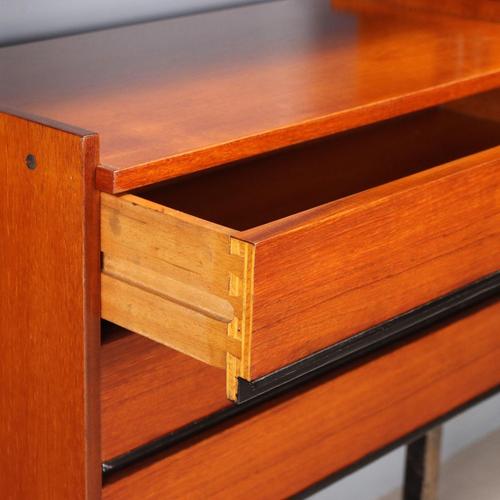 Wood Floor-to-Ceiling Bookcase, 1960s For Sale - Image 7 of 15