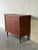 Brown Teak 4-Drawer Dresser With Raised Edges and Sculpted Pulls Danish Mid-Century Modern 1960s For Sale - Image 8 of 12
