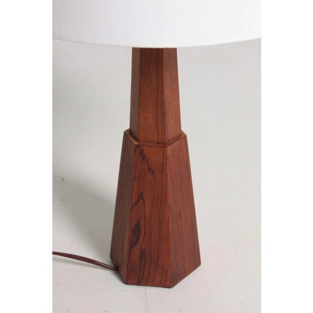Mid-Century Danish Rosewood Table Lamp, 1950s For Sale - Image 6 of 8