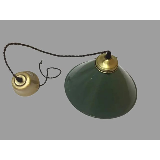 1940s Inidustrial Hanging Lamp, 1940s For Sale - Image 5 of 8
