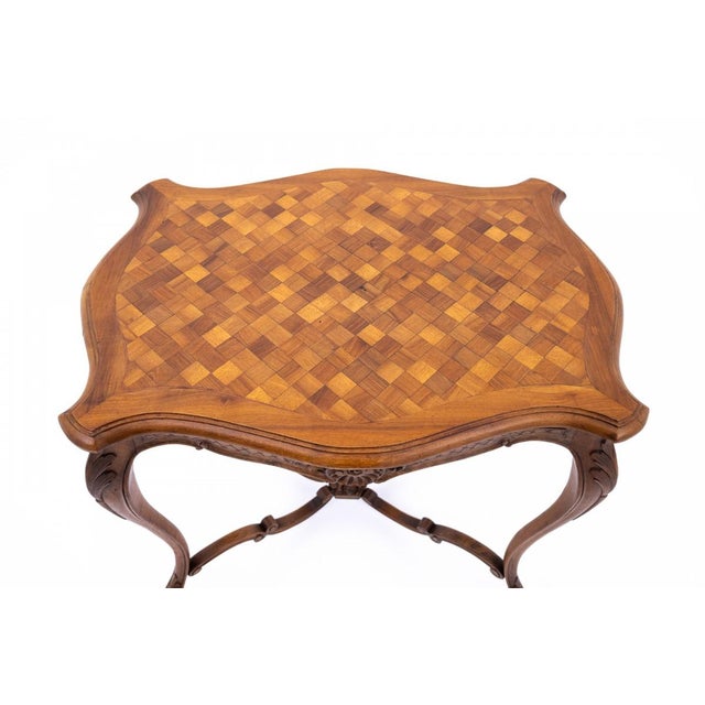 Small Antique French Side Table, 1890 For Sale - Image 6 of 11