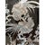 Asian Exotic Asian Mother of Pearl Inlay Lacquer Art Panel Peacock Phoenix Birds Black Silver For Sale - Image 3 of 14