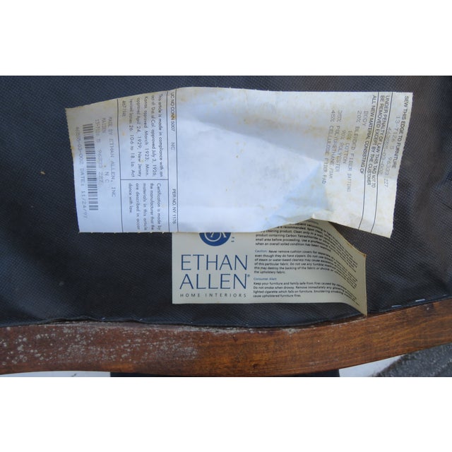 Ethan Allen Ethan Allen French Living Bed Room Den Fireplace Side Chairs a Pair 6261 For Sale - Image 4 of 18