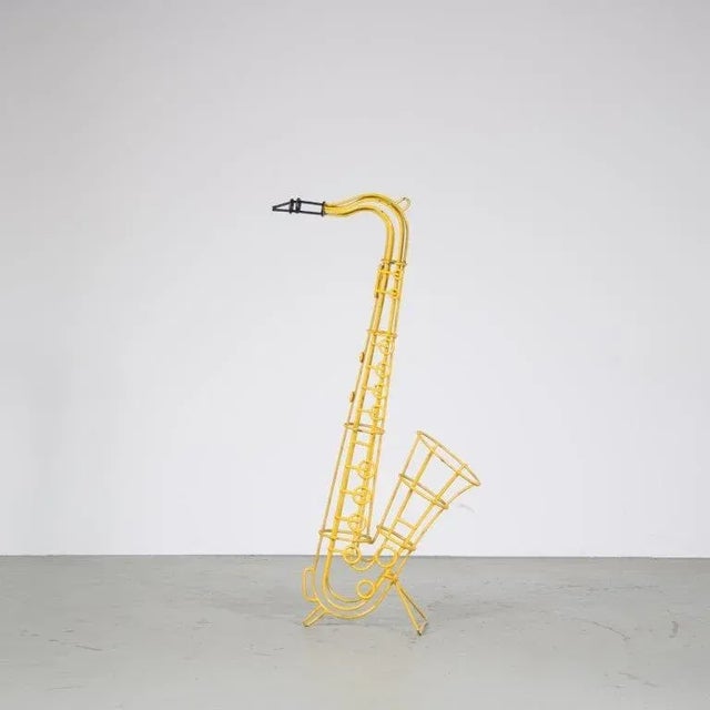 Dutch Saxophone Shaped Rack, 1960s For Sale - Image 5 of 8