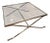 Nancy Corzine Hollywood Regency Style Cocktail Table in White Gold For Sale