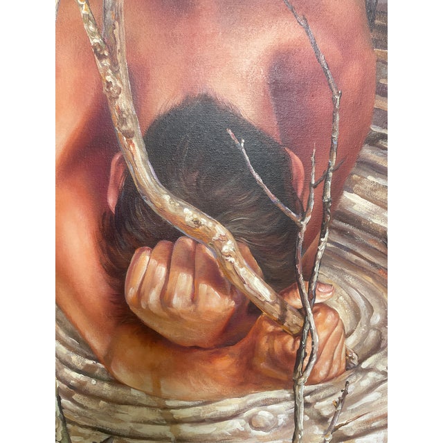 Large Signed Original Oil Painting by Jack Thursby | Statement Wall Art | Unique Fine Art for Home or Office For Sale - Image 4 of 16