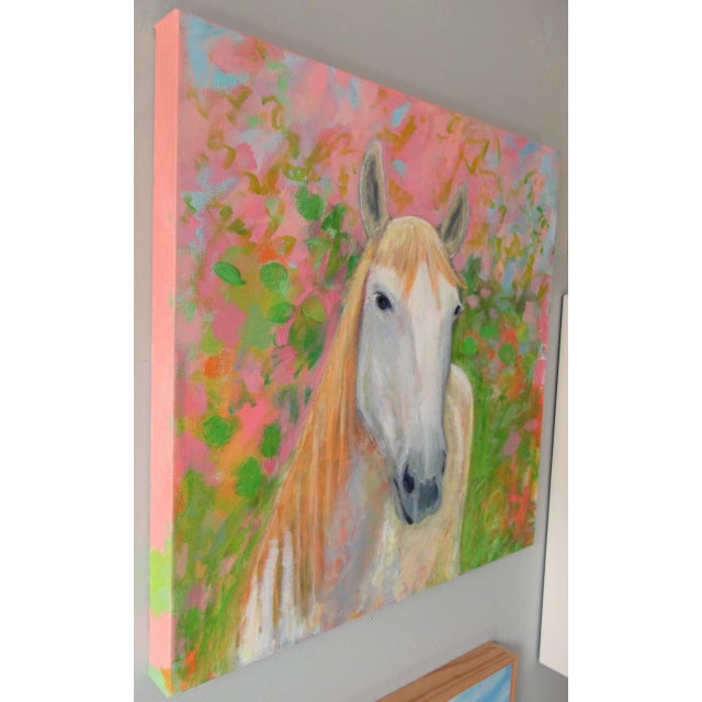 Impressionist Hawaiian Horse by Anne Carrozza Remick For Sale - Image 3 of 6