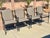 Wonderful outdoor MTD set, they have Black/bronze lightly textured powder coat nish. Chair cushions are newly made out of...