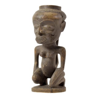 Early 20th Century Kuba Figural Cup For Sale