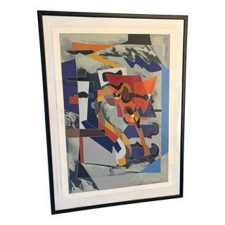 Ugo Nespolo, Abstract Composition, 1992, Serigraph, Framed For Sale